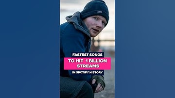 FASTEST SONGS TO HIT 1 BILLION STREAMS ON SPOTIFY 🚀🎶 Streaming Records Broken!#Spotify