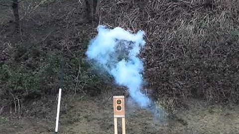 Slow Motion Firebird Target at 50 mtrs