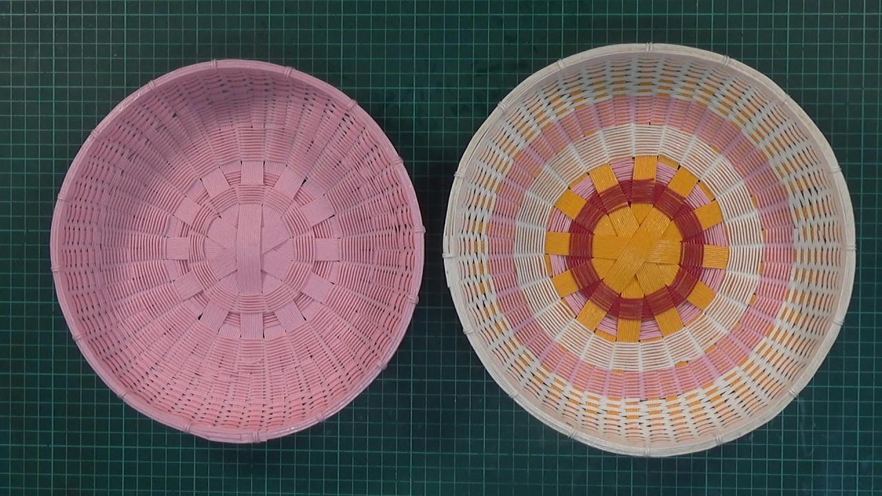 平ざるかごの作り方