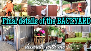 Transforming our Backyard into a Serene Oasis | DIY Patio Makeover Revealed | Summer decorating