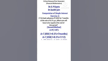 FINANCIAL MATHEMATICS B.Com & B.Com HONOURS #shorts #viral #youtube #shortsfeed #shortvideo #study