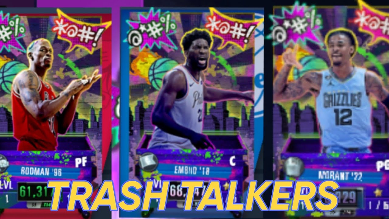 Sneak peek OG cards for Trash Talkers theme!! : r/NBA2KMOBILE_