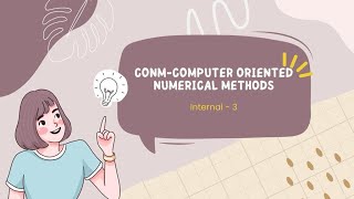 CONM-Solution for Question 4 of internal 3|| Under the guidance of Dr. Shaligram Prajapat