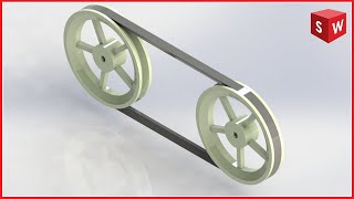 ✔como hacer una correa en solidworks