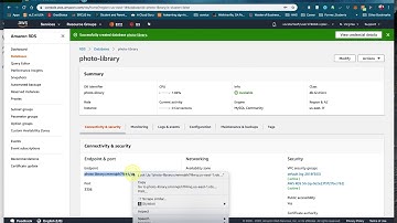 Importing a MySQL DB to RDS instance