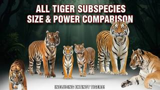 Biggest to Smallest Ranking Every Tiger Subspecies!