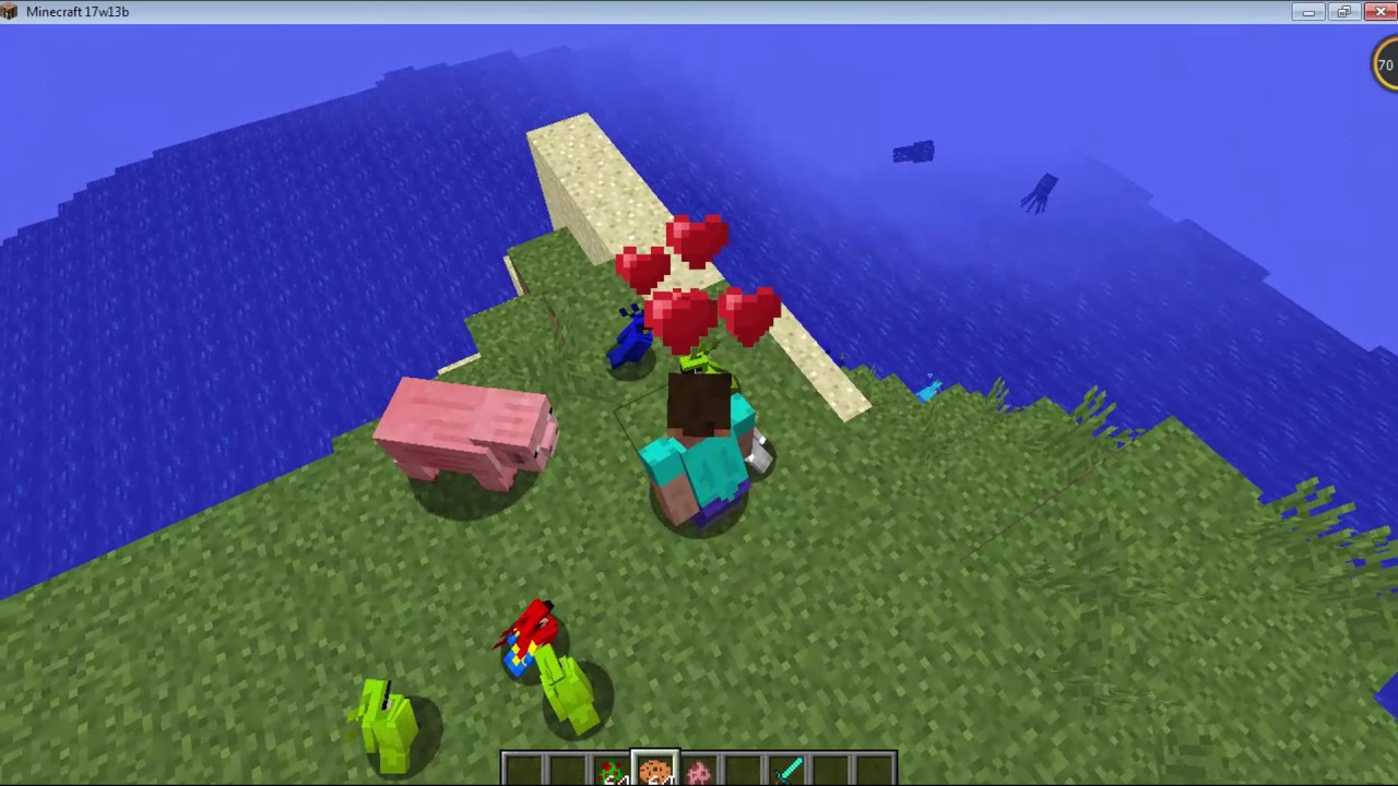 minecraft 1.12 (17w13b) new mobs