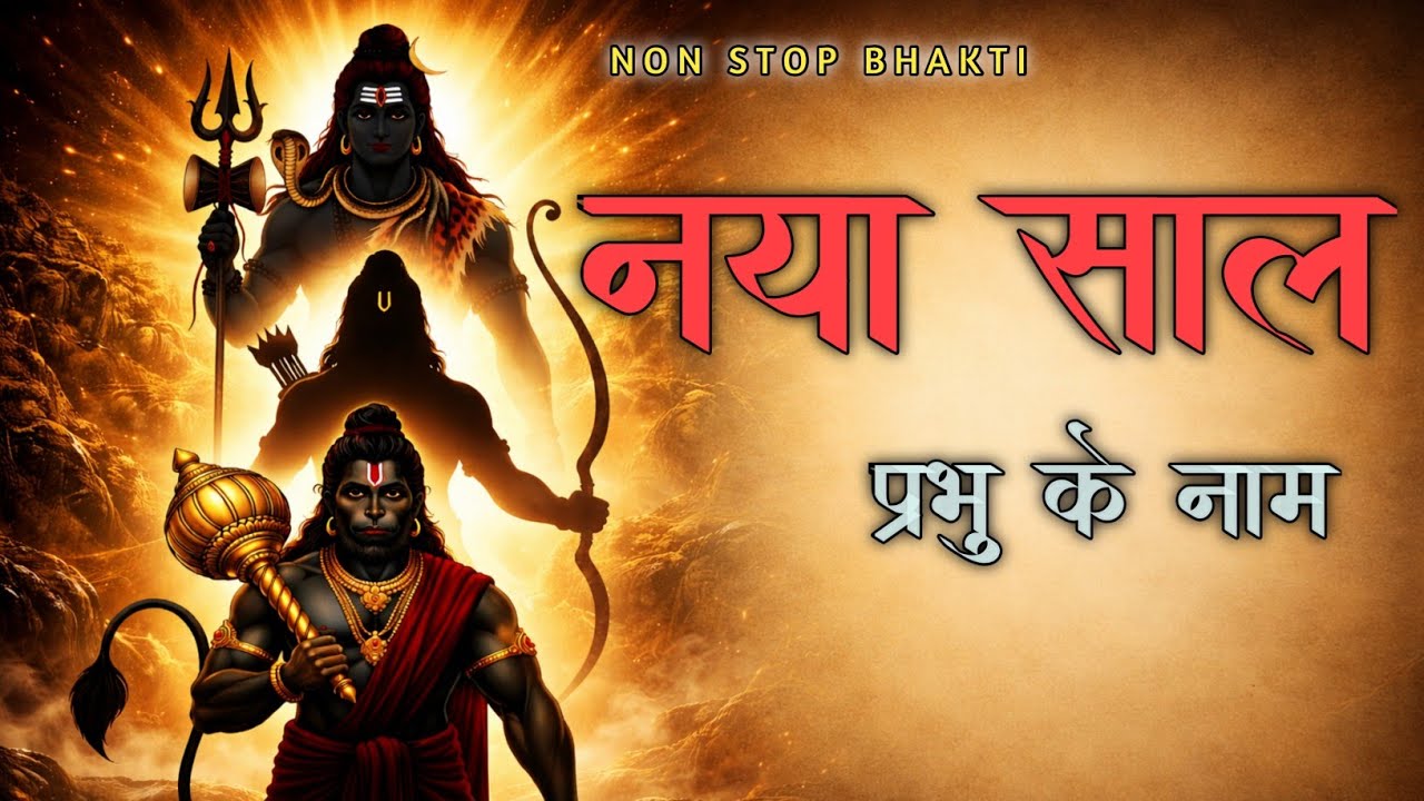 नया साल प्रभु के नाम 🙏 | NON STOP BHAKTI | Ram Shiv Krishna Hanuman Bhajan | 1 Hour