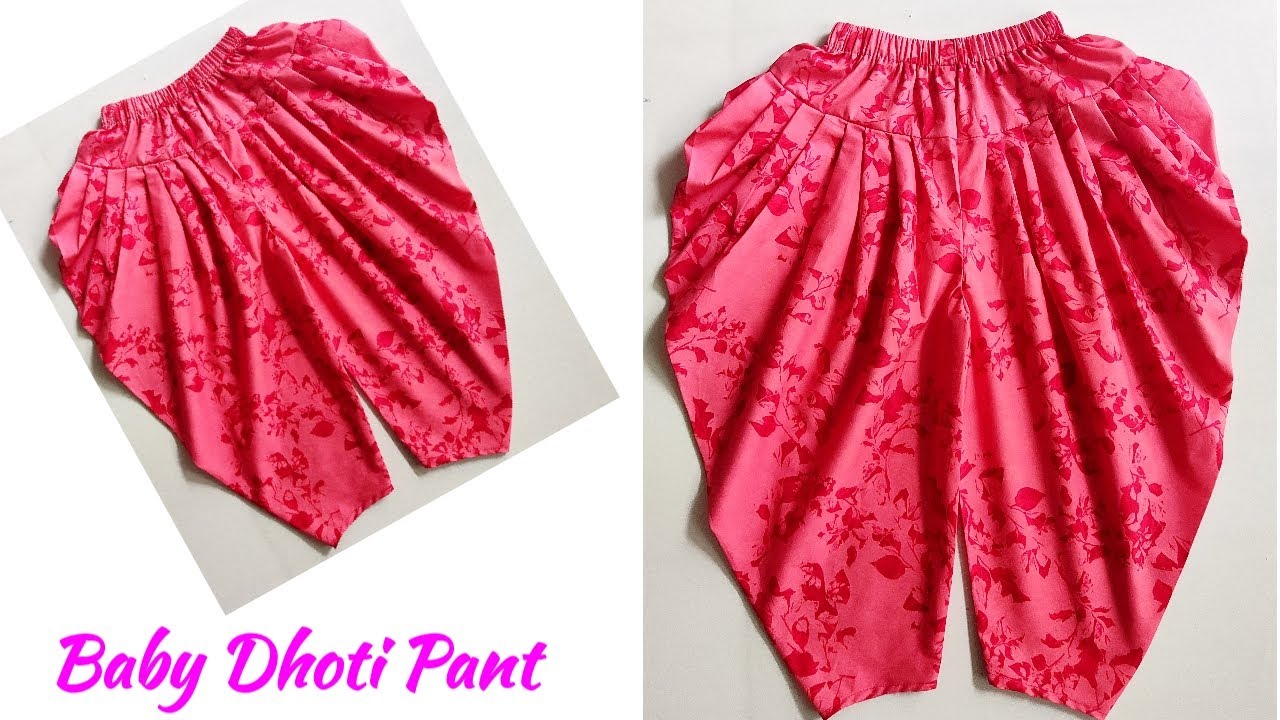 Baby Dhoti Pant Cutting and stitching Very Easy Dhoti salwar cutting