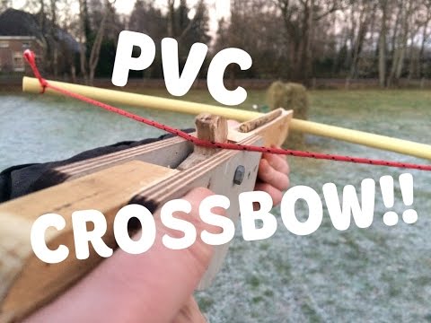 How to make a pvc Crossbow V2 (improved trigger)