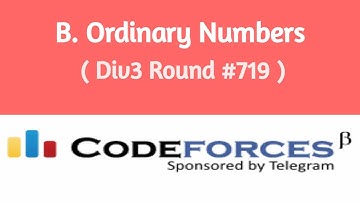 B. Ordinary Numbers | Codeforces Solution (Bangla) | Div3 Codeforces Round #719