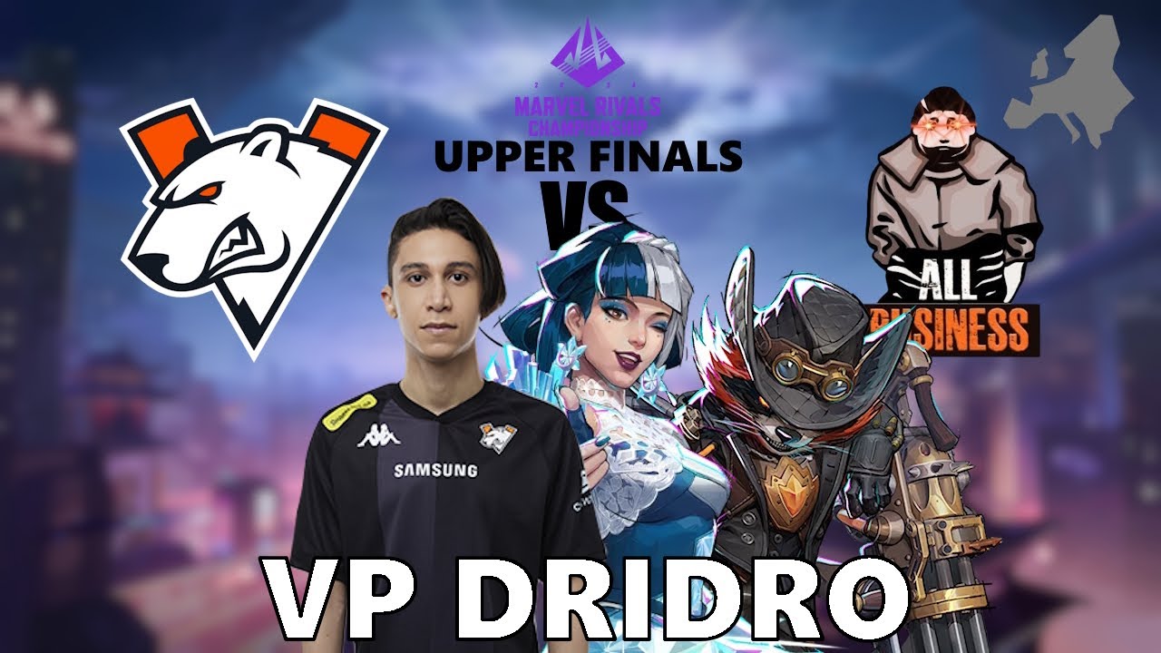 VP dridro Luna Snow / Rocket POV | VP vs AB | Marvel Rivals Championship Season 1 EU | Upper Finals