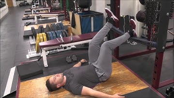 Hamstring Bent Knee Banded Single leg Oscillatory Isometrics Triphasic Training