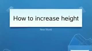 5 easy tips to increase height Profile