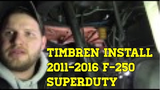 Install timbrens 20112016 F250