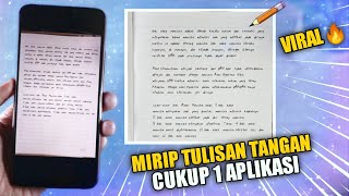 Cara Menulis Instan Mirip Tulisan Tangan Di HP screenshot 3