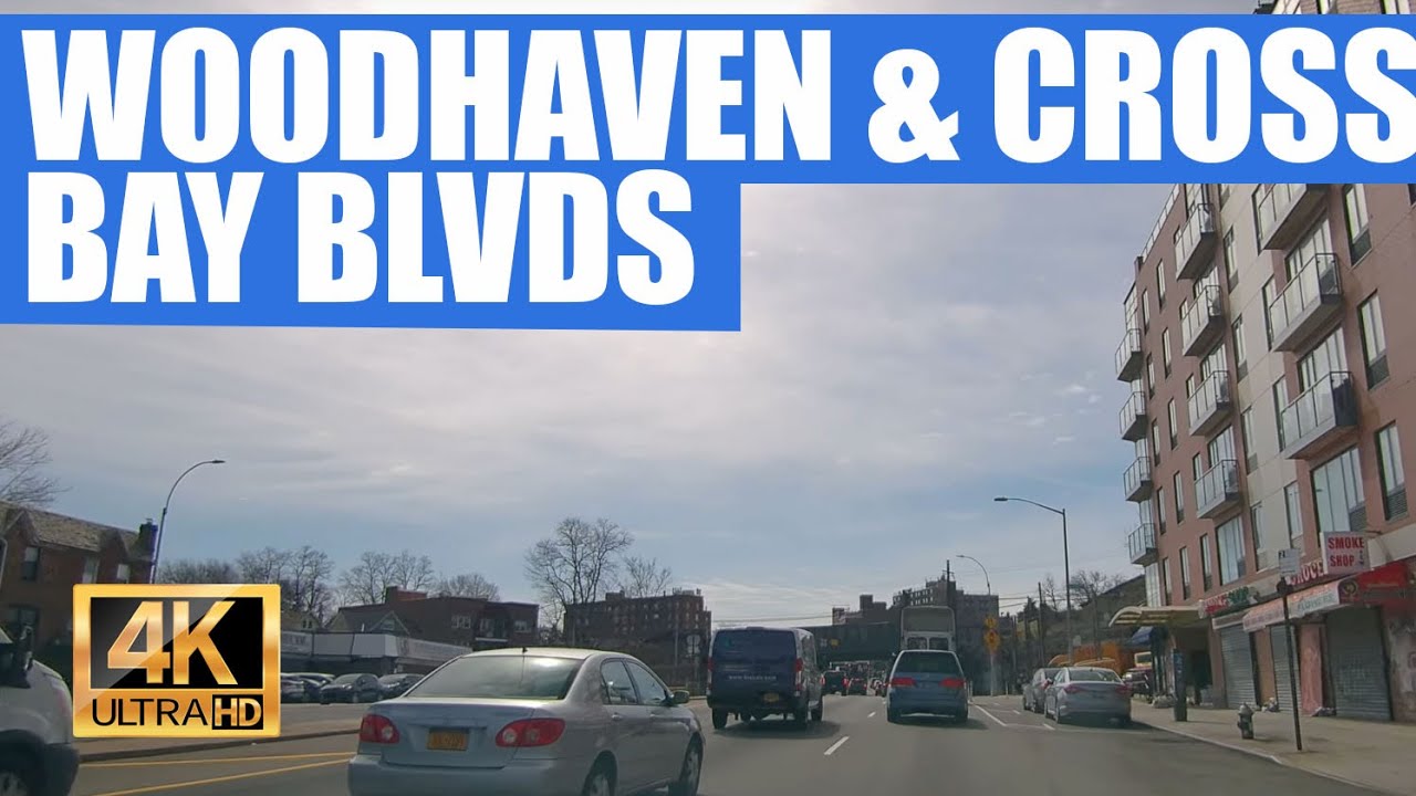 Queens drive: Woodhaven Boulevard and Cross Bay Boulevard in 4K