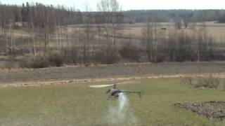 T-Rex 600 Turbo test flight