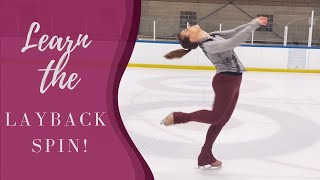 Learn To Do A Layback Spin In Figure Skates!