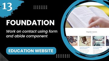 Foundation #13 - Work on contact using form and abide component