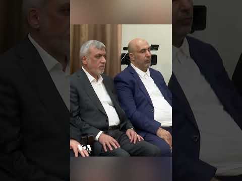 خامنه ای در دیدار با آنچه از رهبری حماس باقی مانده شما بر اسرائیل و آمریکا غلبه کردید
