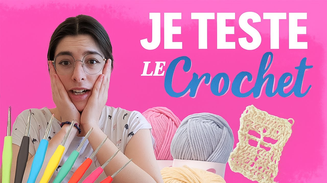 Activité Créative : CROCHET 💥 – défi #1 : mes débuts créatifs ! 🌈🧵