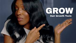 FASTER Hair Growth | My Natural Hair Growth Tools!