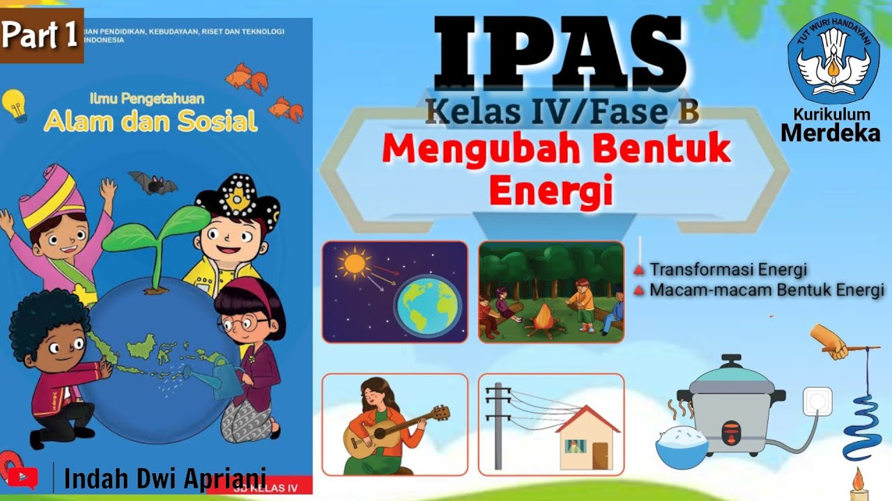 MENGUBAH BENTUK ENERGI (IPAS KELAS IV/FASE B KURIKULUM MERDEKA)