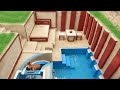 My Holiday of Three Months Build an Unique Diamond Underground Water Slide Into Twins Swimming Pool