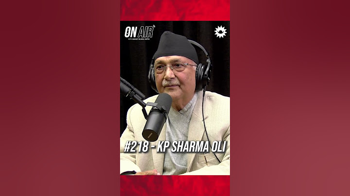 KP Sharma Oli On His Journey To Reach His Destination #kpoli #onair #becomingsanjay