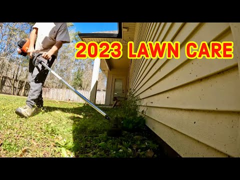 Cutting My First Yard Of The 2023 Lawn Season - YouTube