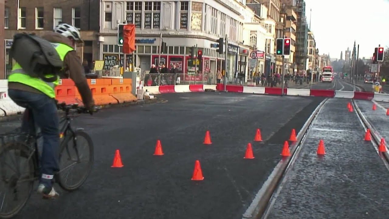 Edinburgh Trams arrange training for cyclists