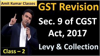 GST REVISION (LECTURE NO 2) || SEC.9 || LEVY AND COLLECTION