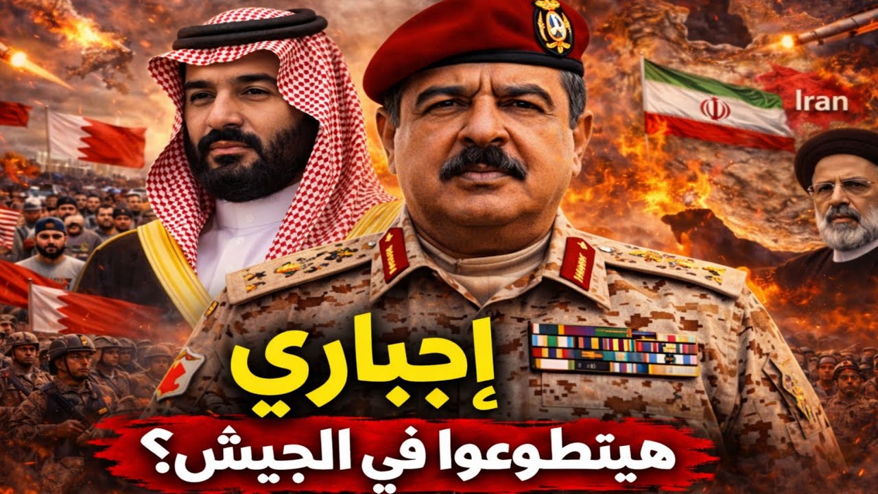 تطور خطـ.ير ! البحرين تفتح باب التطوع لمواجهة إيران و موقف صعب يواجه المقيمين من جنسيات عربية أخري 