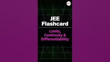 Limits, Continuity & Differentiability Formulae sheet Flashcards #jee #maths #mathsformula #iit