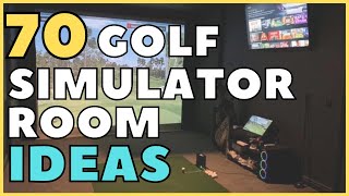 70 Inspirational GOLF SIMULATOR ROOM Ideas! ⛳