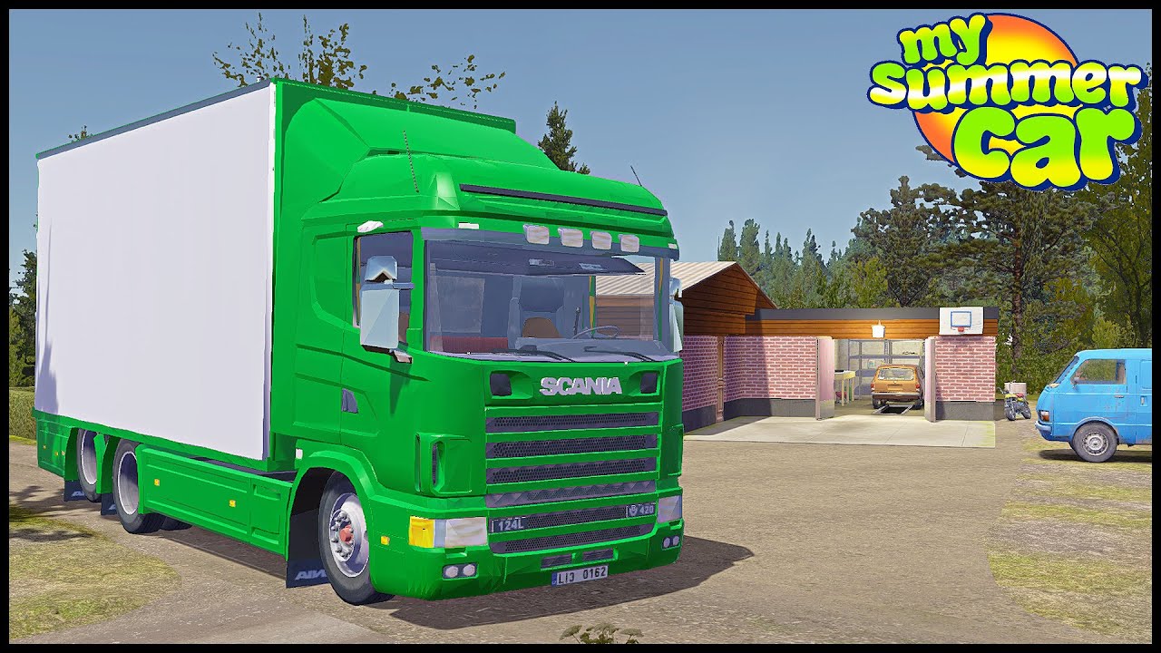 ГРУЗОВИК СКАНИЯ В ДЕРЕВНЕ! Перевозим ГРУЗЫ? - My Summer Car - YouTube