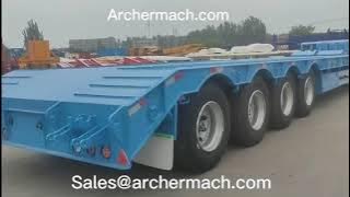 Lowbed trailer truck/lowbed truck/lowbed trailer dimensions