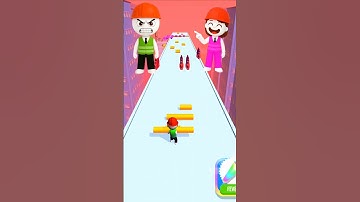 Roof Rails Lvl.41 - His Girlfriend is Making Fun of Him | Getting Revenge❓ #shorts #games #roofrails