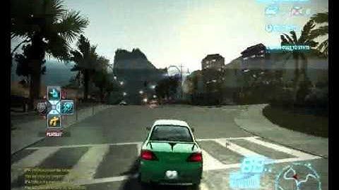 NFS World cop chase.