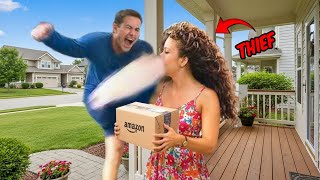 When Package Thieves Get Caught By Booby Traps | Caught On CCTV #4