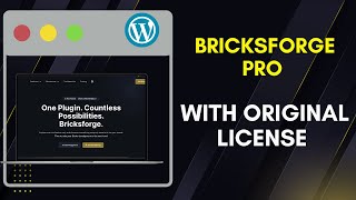 Download Bricksforge Pro Plugin With Lifetime Updates | Bricksforge Pro for Bricks Builder