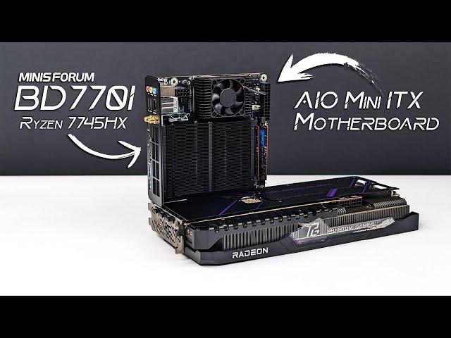 This All-New Mini ITX Has A Powerful Built In AMD Zen 4 CPU! BD770i Hands  On 