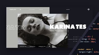 Photography Portfolio Website | HTML, CSS & JAVASCRIPT (GSAP) | Web Design Speed Code