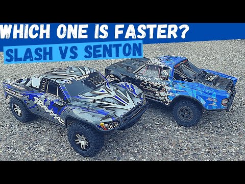 Traxxas Slash 4x4 VXL Vs. Arrma Senton 4X4 V3 BLX 3S | Speed Runs | Senton Problems FIXED