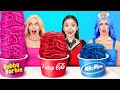 TANTANGAN MAKANAN 1000 LAPIS || Lomba Makan Barbie VS Putri Duyung VS Vampir oleh 123 GO! CHALLENGE