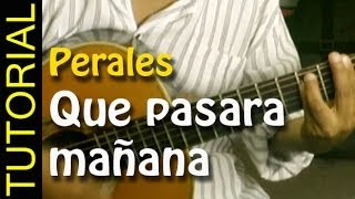 Video thumbnail of "QUE PASARA MAÑANA - Jose Luis Perales - Como tocar en Guitarra"