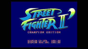 Street Fighter II Champion Edition (USA) - Capcom CPS1 - Attract Mode Demo (1440p, MiSTer FPGA)