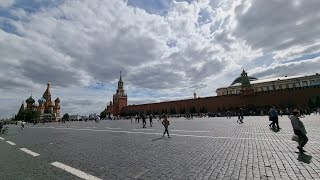 Moscow Kremlin & Red square. No editing walk. May 2021. 4K 60fps.