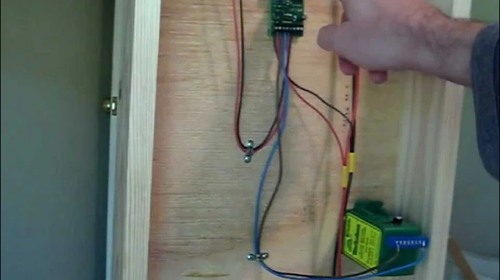 Installing the track feeder wires